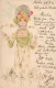 Kirchner, Raphael Frau Jugendstil I-II (etwas Fleckig) Art Nouveau - Kirchner, Raphael