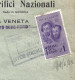 L. 1 FRATELLI BANDIERA USATO COME RECAPITO AUTORIZZATO  28/6/45 - BUSTA ERIDANIA STABILIMENTO DI COLOGNA VENETA - Storia Postale