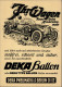Werbung DEKA Ballon-Reifen 1926 I-II Publicite - Advertising