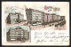 Lithographie Wien, Grand Hotel, Hotel Imperial, Pferdebahnen  - Other & Unclassified