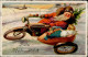 Weihnachtsmann Motorrad Engel I-II (fleckig) Pere Noel Ange - Other & Unclassified