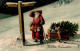 Weihnachtsmann Spielzeug Schlitten Prägekarte I-II Pere Noel Jouet - Autres & Non Classés
