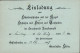 Ochsenhausen Einladung Zur Jagd 1907 Auf DR-GSK I-II Chasse - Autres & Non Classés