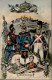 Würzburg Königlich Bayerisches 9. Infanterie-Regiment Wrede 1903 I-II - Regimientos