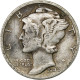 États-Unis, Dime, Mercury Dime, 1942, U.S. Mint, Argent, TB+, KM:140 - 1916-1945: Mercury (Mercure)