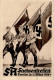 DRESDEN WK II - SA-SACHSENTREFFEN 1934 Sign. Künstlerkarte I-II - War 1939-45