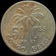 LaZooRo: Belgian Congo 50 Centimes 1925 VF - 1910-1934: Albert I.