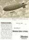 Zeppelinpost Luftschiff Parseval Doppel-Werbekarte Der Münchner Illustrierten Zeitung Mit Prämienschein Und Stempel Aus  - Zeppeline