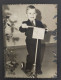Photo Ancienne Petit Garçon Avec Sa Trottinette Bonne Année 1959 - Plaatsen
