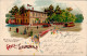 Berlin Grunewald (1000) Gasthaus Zum Schwan Straßenbahn 1902 I - Ploetzensee