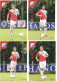 4  POSTCARDS   FC UTECHT 2010-11 SEASON - Soccer