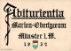 Münster (4400) Abiturientia Marien-Oberlyceum 1932 Studentika I - Muenster