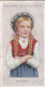 32 Norway - Children Of All Nations 1924  - Ogdens  Cigarette Card - Original, Antique, Push Out - Ogden's