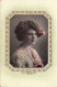 FANTAISIES - Femmes - Femme - Portrait - Fleur - Colorisé - Cadre - Carte Postale Ancienne - Mujeres