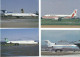 ANOYHER 4  POSTCARDS   CIVIL AVIATION PUBLISHED  JJ POSTCARDS SWITZERLAND - 1946-....: Modern Era