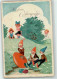 39179305 - Ostern Ostereier Bemalen  AK - Fairy Tales, Popular Stories & Legends