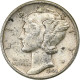 États-Unis, Dime, Mercury Dime, 1944, U.S. Mint, Argent, TTB+, KM:140 - 1916-1945: Mercury (kwik)