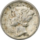 États-Unis, Dime, Mercury Dime, 1943, U.S. Mint, Argent, TTB, KM:140 - 1916-1945: Mercury