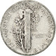 États-Unis, Dime, Mercury Dime, 1943, U.S. Mint, Argent, TB+, KM:140 - 1916-1945: Mercury