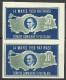 Turkey; 1950 General Elections 30 K. ERROR "Imperf. Pair" - Neufs