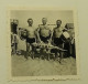 Three Men With A Crocodile On The Beach - Photo Jahnig, Göhren, Rügen - Persone Anonimi