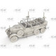 Delcampe - ICM - MERCEDES-BENZ TYPE G4 Partisanenwagen MG34 WWII Maquette Kit Plastique Réf. 72473 Neuf NBO 1/72 - Vehículos Militares