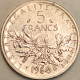 France - 5 Francs 1964, KM# 926, Silver (#4333) - 5 Francs