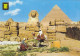 AK 214891 EGYPT - Giza - The Great Sphinx -  Kephren And Mycerinos Pyramids - Sphinx