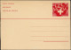 CARTE POSTALE DE CORRESPONDANCE : Carte Entier Postale Avec Timbre Imprimé "Helvetia 40" - Postwaardestukken