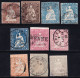 Suiza.  1854-62  Helvetia, Distintos Valores - Used Stamps