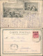 Istanbul Konstantinopel 2 Bild 1900  Gel 20 Para Deutsche Post Constantinopel - Turquie