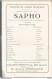 Delcampe - CE / Vintage Theater Program / Programme Théâtre Art Nouveau EVIAN-LES-BAINS 1913 Pub Funiculaire SAPHO Concert - Programmes