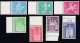 ** SERIE TIMBRES NEUFS C/.S.B.K. Nr:355L/56.58/63L. Y&TELLIER Nr:643a/44.46/48.50/51a. MICHEL Nr:696y/97.99/01.03/04y.** - Nuovi