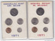 SET 1971-1972-1973-1974 Fleurs De Coins - FDEC, BU, BE & Münzkassetten