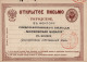 Russland Privatganzsache 1878 Bestellvordruck Der Bier-Brauerei Moskauer Bavaria, Gute Bedarfserhaltung Bière - Sonstige & Ohne Zuordnung