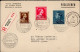 Belgien Freimarken König Leopold III. 1936 FDC R-Brief Mit Ersttagsstempel - Autres - Europe