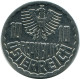 10 CROSCHEN 1984 AUSTRIA Moneda UNC #M10344.E.A - Oostenrijk