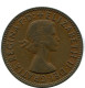 HALF PENNY 1956 UK GRANDE-BRETAGNE GREAT BRITAIN Pièce #AZ685.F.A - C. 1/2 Penny