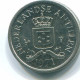 10 CENTS 1971 ANTILLAS NEERLANDESAS Nickel Colonial Moneda #S13482.E.A - Antilles Néerlandaises
