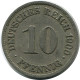10 PFENNIG 1900 A ALLEMAGNE Pièce GERMANY #DB272.F.A - 10 Pfennig