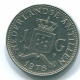 1 GULDEN 1978 NETHERLANDS ANTILLES Nickel Colonial Coin #S12031.U.A - Antilles Néerlandaises
