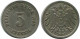 5 PFENNIG 1908 A ALEMANIA Moneda GERMANY #DB182.E.A - 5 Pfennig