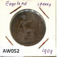 PENNY 1909 UK GRANDE-BRETAGNE GREAT BRITAIN Pièce #AW052.F.A - D. 1 Penny