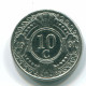 10 CENTS 1991 ANTILLES NÉERLANDAISES Nickel Colonial Pièce #S11331.F.A - Nederlandse Antillen