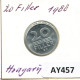 20 FILLER 1988 HUNGARY Coin #AY457.U.A - Hungría