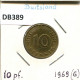 10 PFENNIG 1969 G WEST & UNIFIED GERMANY Coin #DB389.U.A - 10 Pfennig