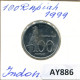 100 RUPIAH 1999 INDONESIA Coin #AY886.U.A - Indonésie