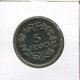 5 FRANCS 1935 FRANCE Pièce Française #AK775.F.A - 5 Francs