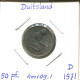 50 PFENNIG 1971 D WEST & UNIFIED GERMANY Coin #DB559.U.A - 50 Pfennig