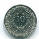 10 CENTS 1999 ANTILLES NÉERLANDAISES Nickel Colonial Pièce #S11359.F.A - Antilles Néerlandaises